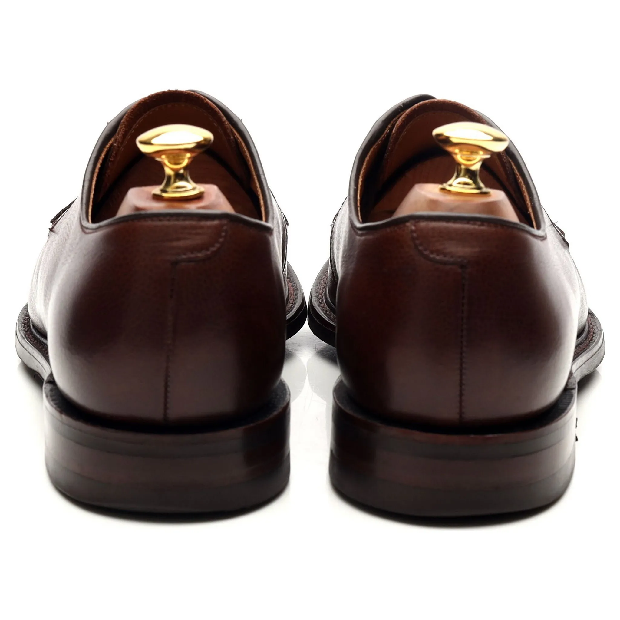 1880 Dark Brown Leather Derby UK 9 F