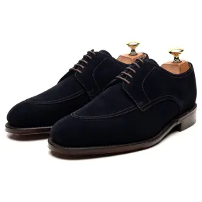 1880 'Ealing' Navy Blue Suede Split Toe Derby UK 6 F