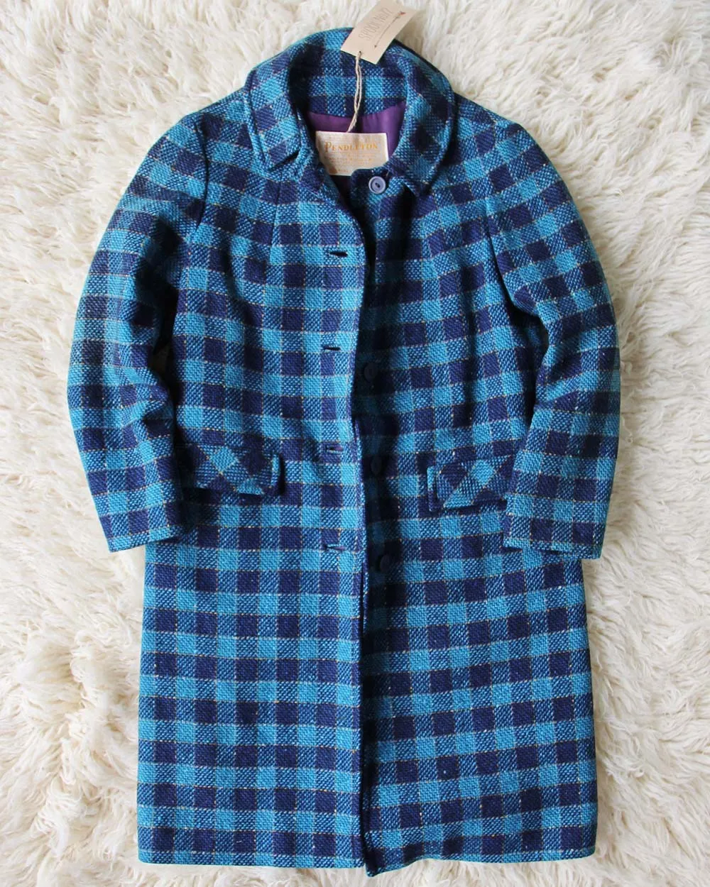 1960s Pendleton Plaid Coat