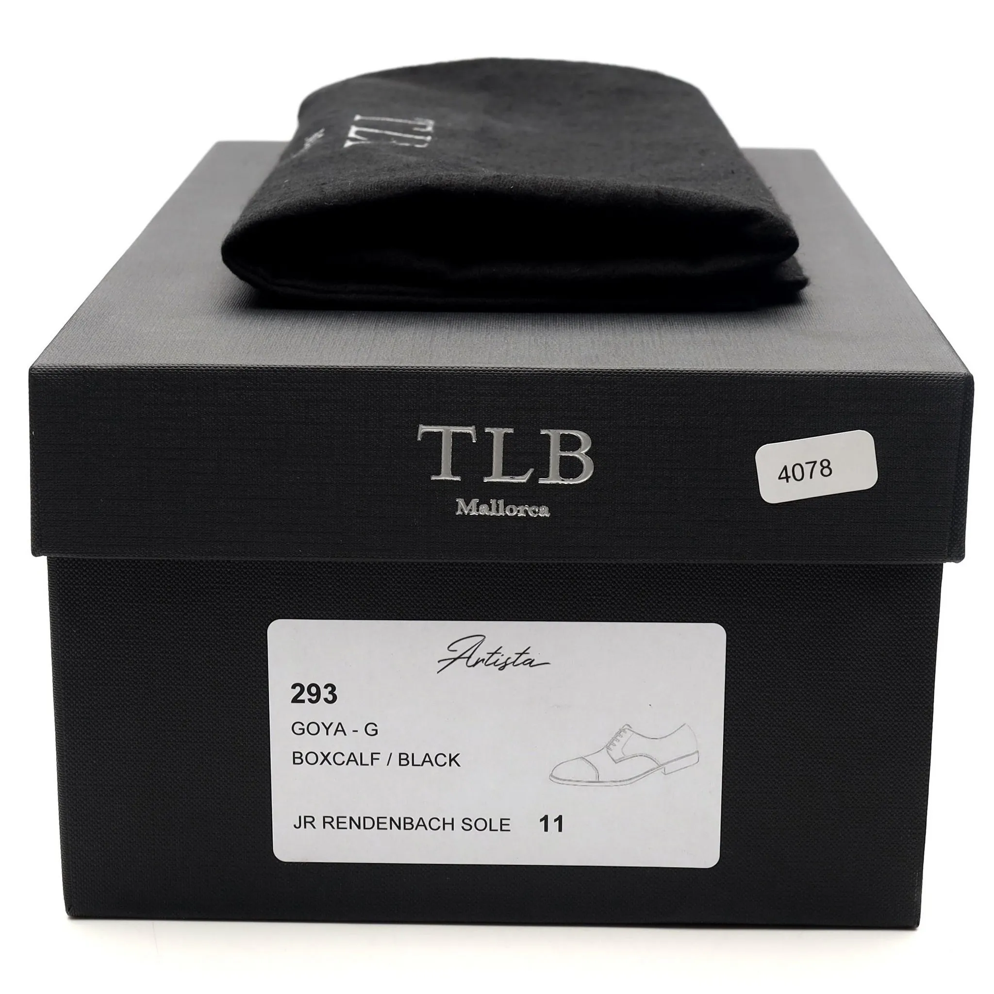 '293 Artista' Black Leather Derby UK 11 G