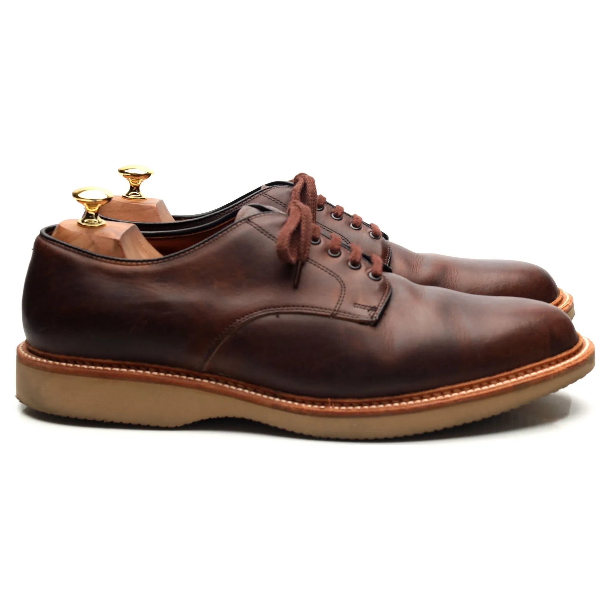 '29401' Brown Leather Derby UK 11 US 11.5 D