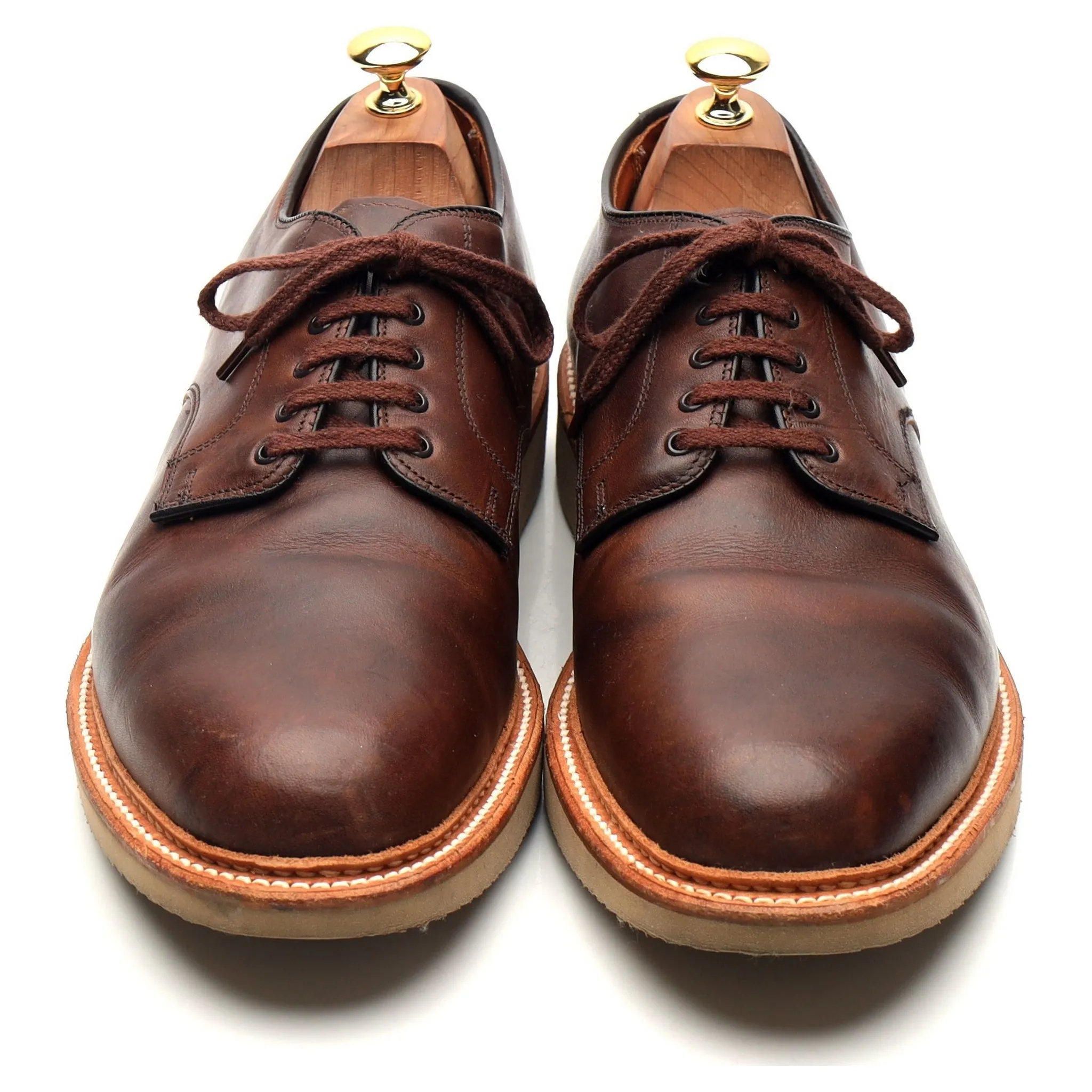 '29401' Brown Leather Derby UK 11 US 11.5 D