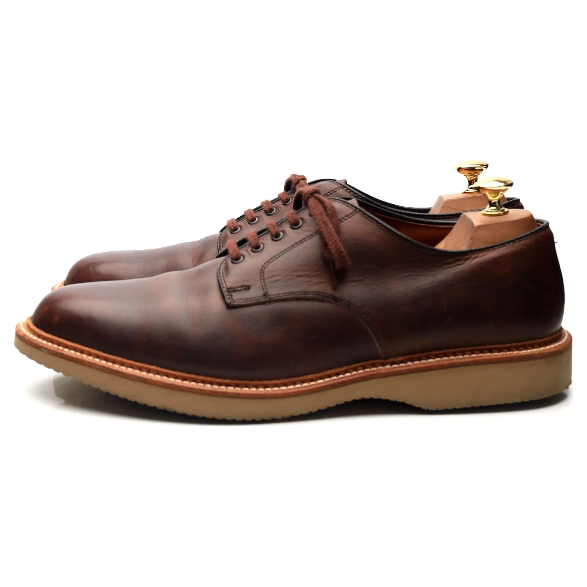 '29401' Brown Leather Derby UK 11 US 11.5 D