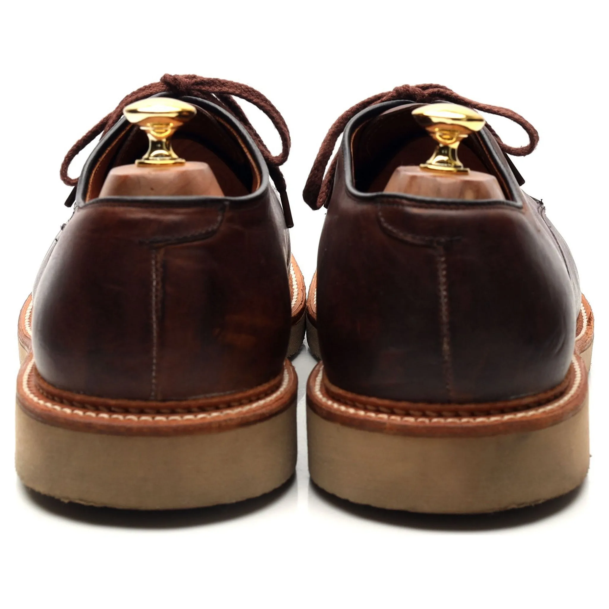 '29401' Brown Leather Derby UK 11 US 11.5 D