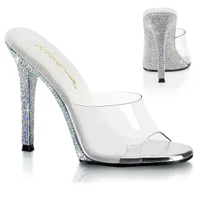 4-inch clear rhinestone heel GALA-01DM