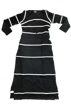 40-in-1 Black Zip-Off Convertible Dress