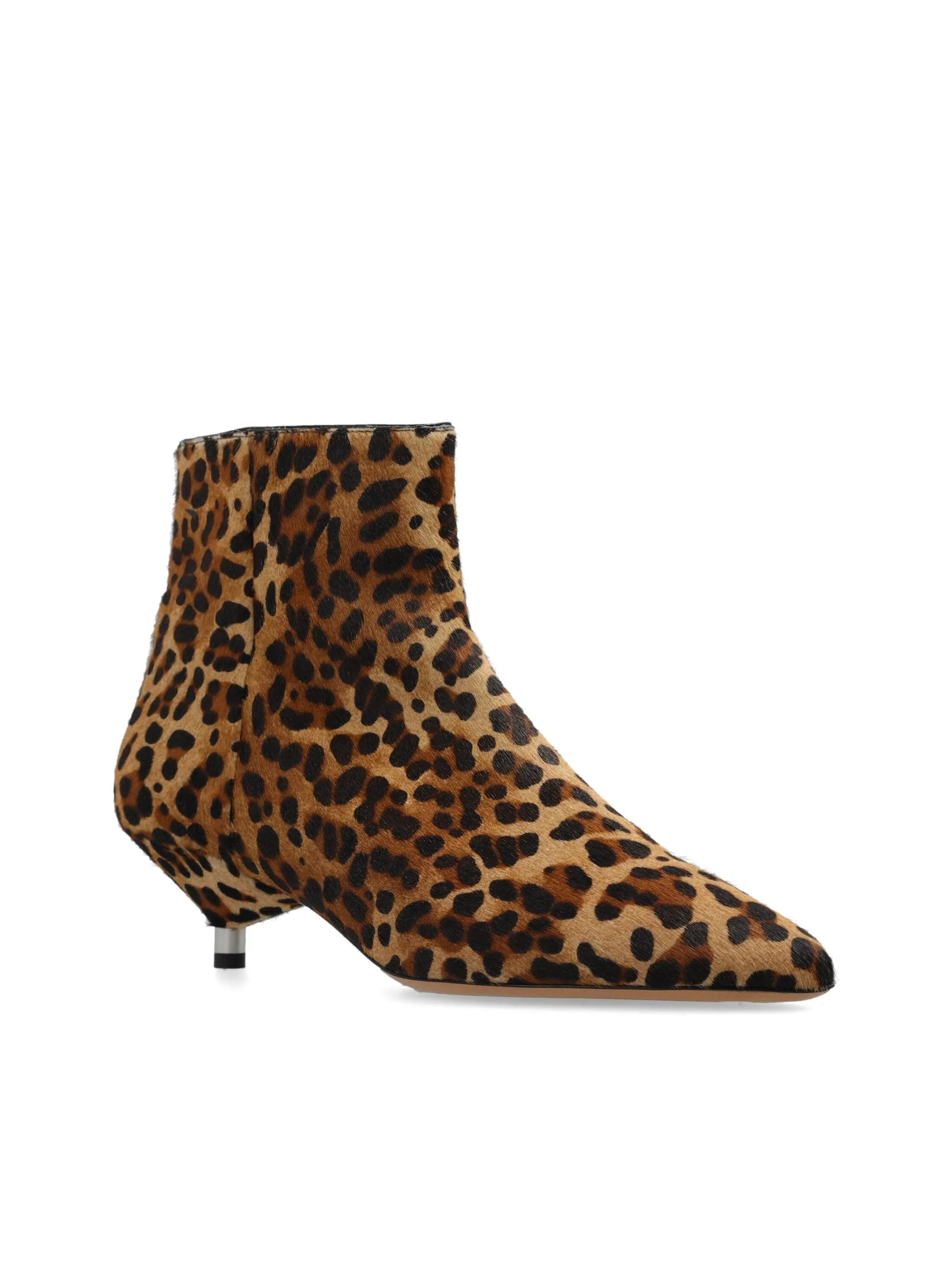 50mm leopard-print ankle boots