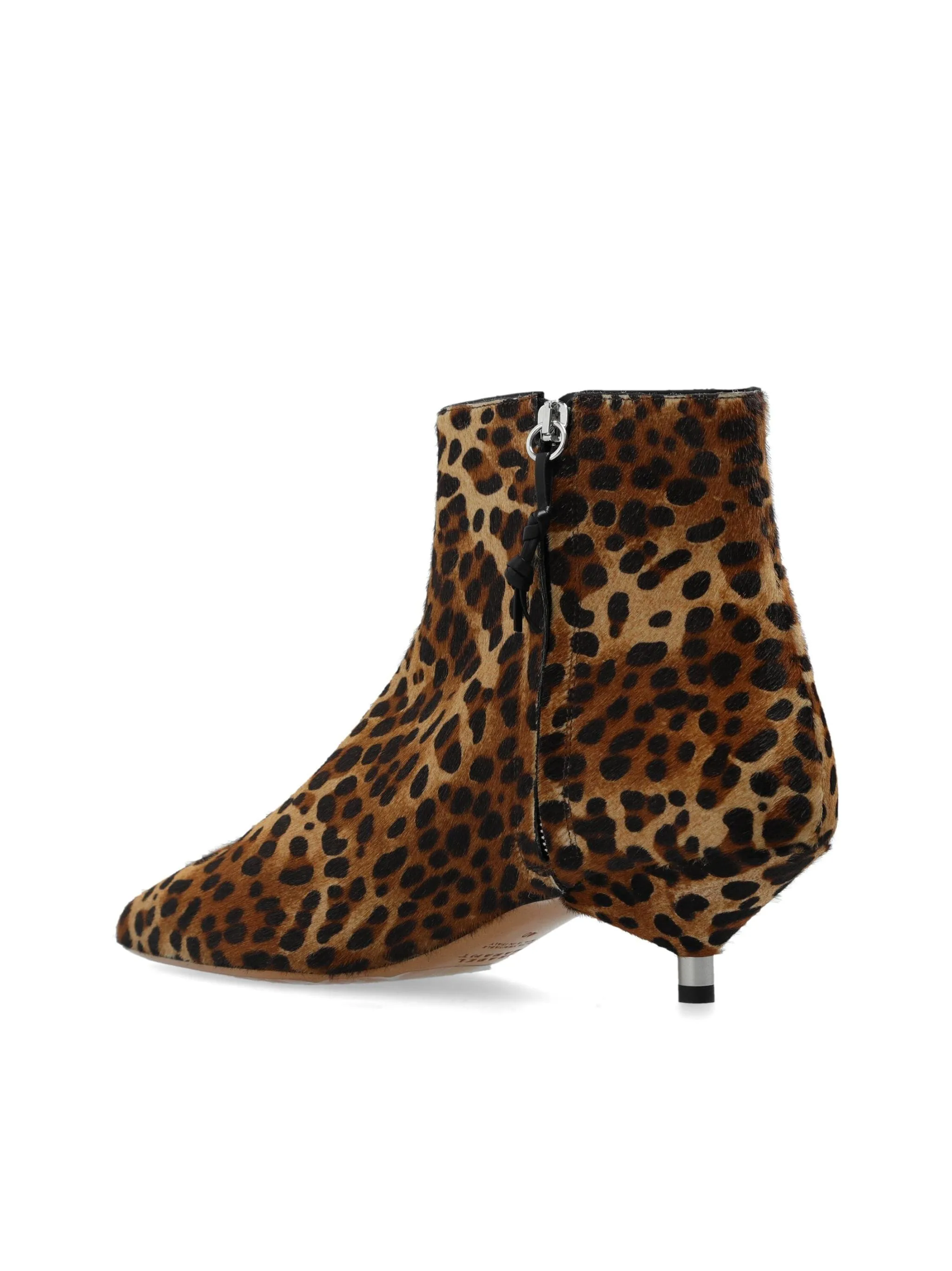 50mm leopard-print ankle boots