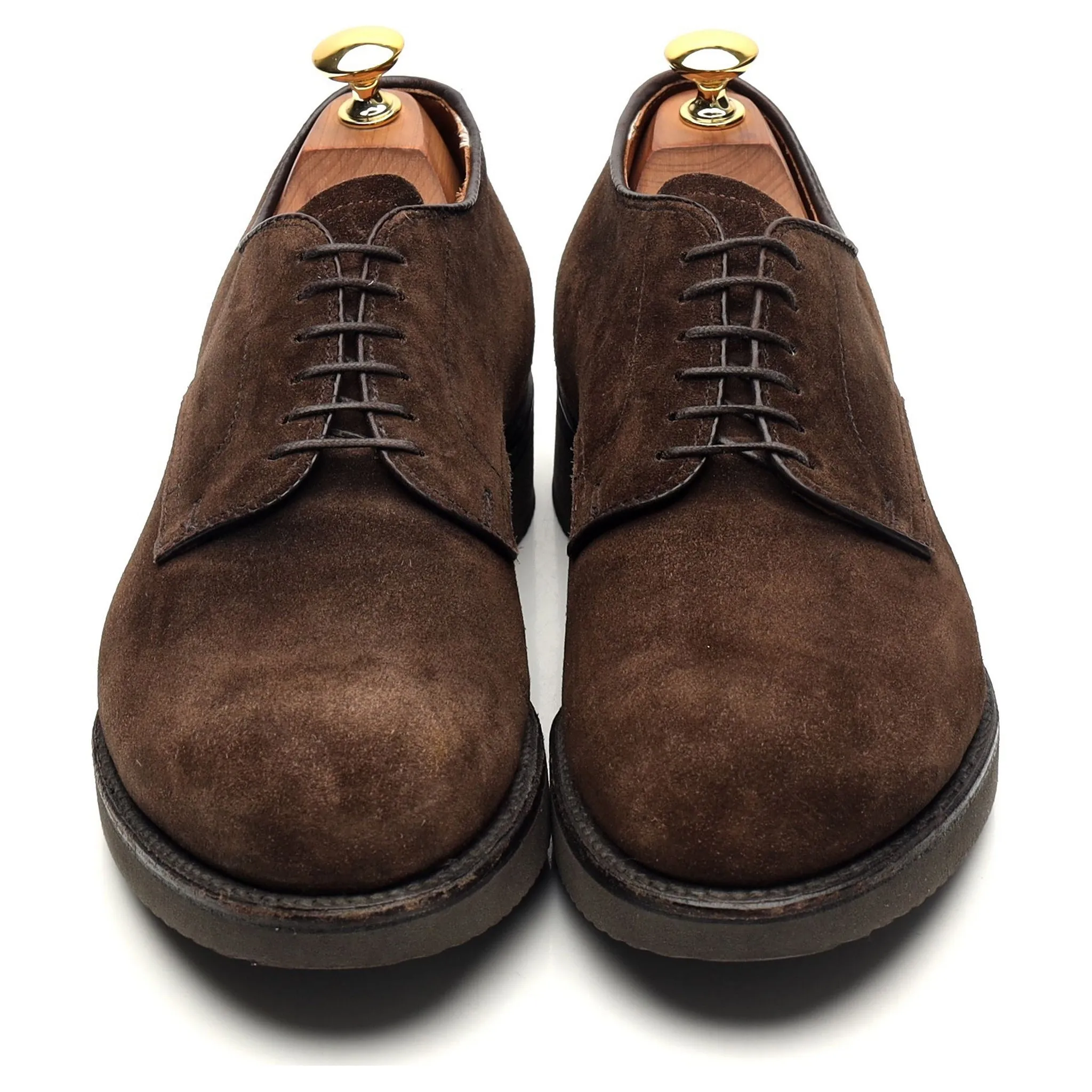 '53393' Dark Brown Suede Derby UK 7 US 7.5 B