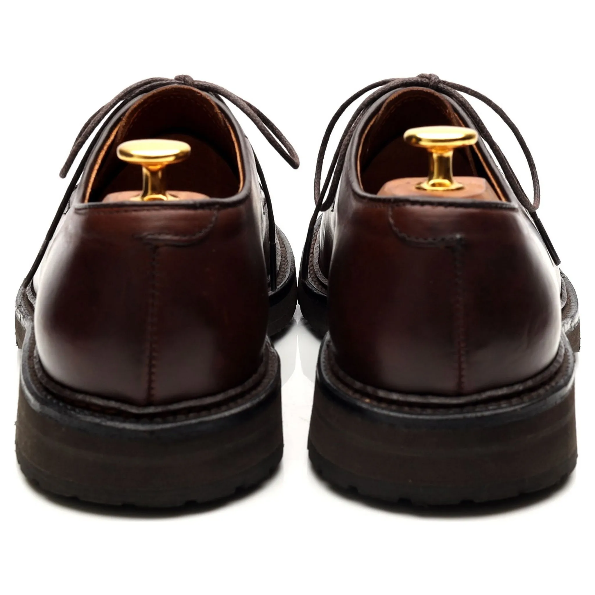 '7118S' Brown Leather Split Toe Derby UK 5.5 US 6