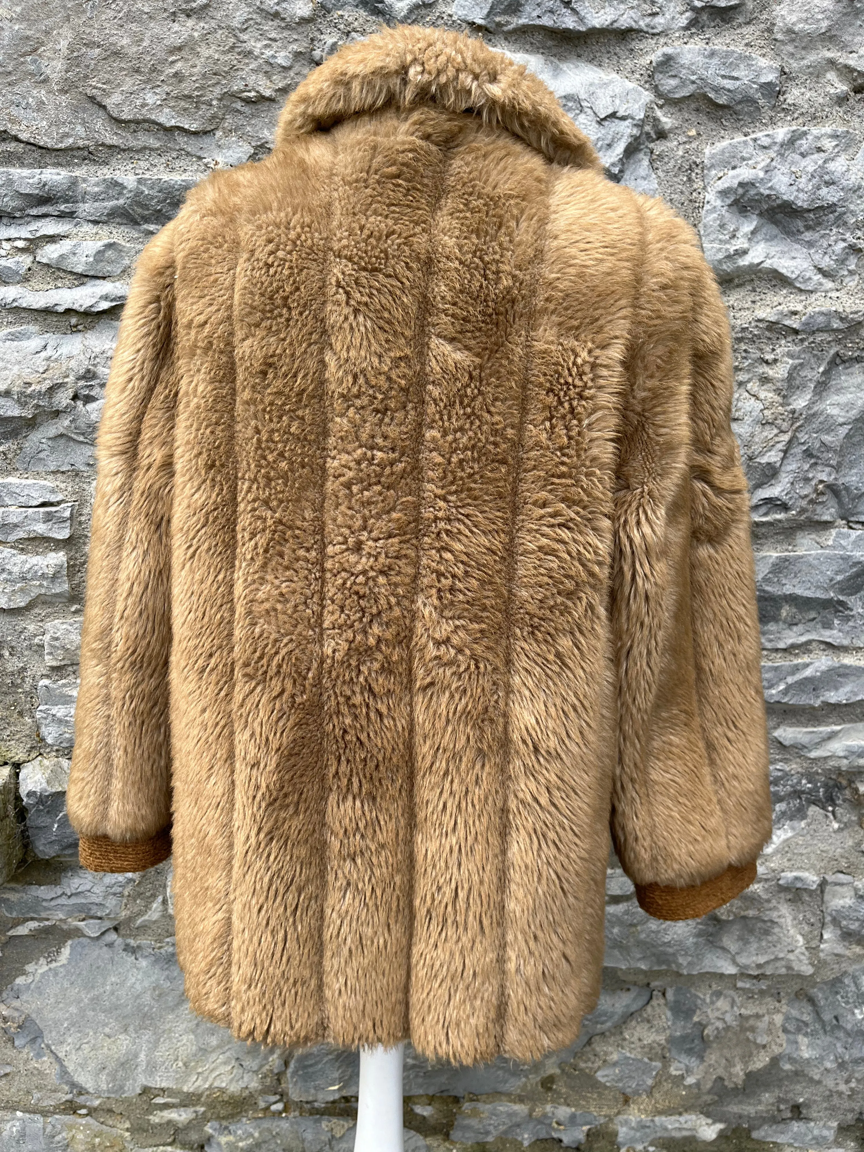 1980s faux fur jacket size 10 UK