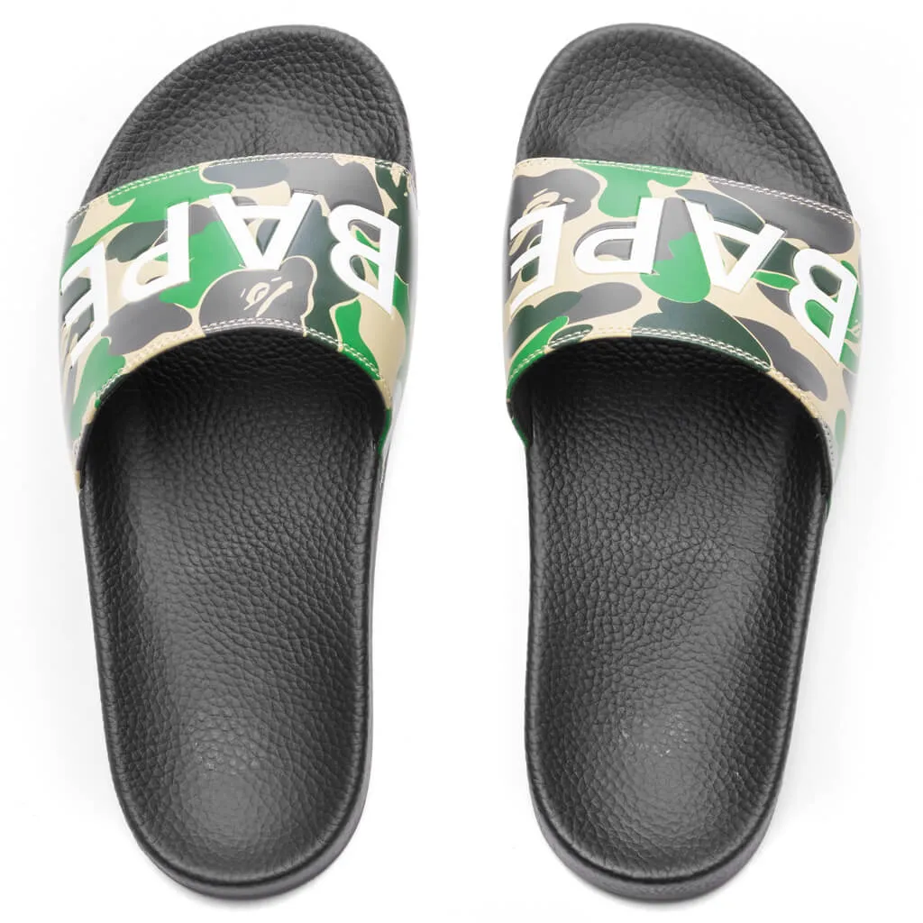 Abc Camo Slide Sandals Green