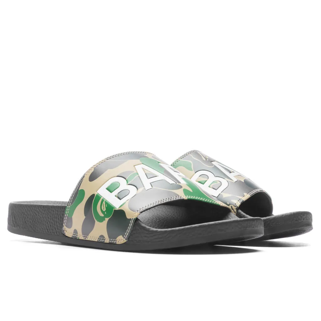 Abc Camo Slide Sandals Green