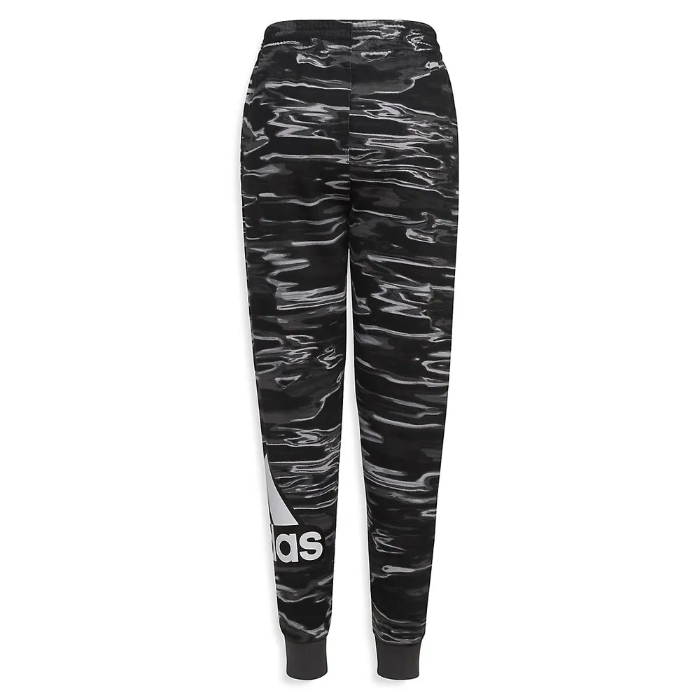 adidas Boy's Liquid Camo Fleece Joggers