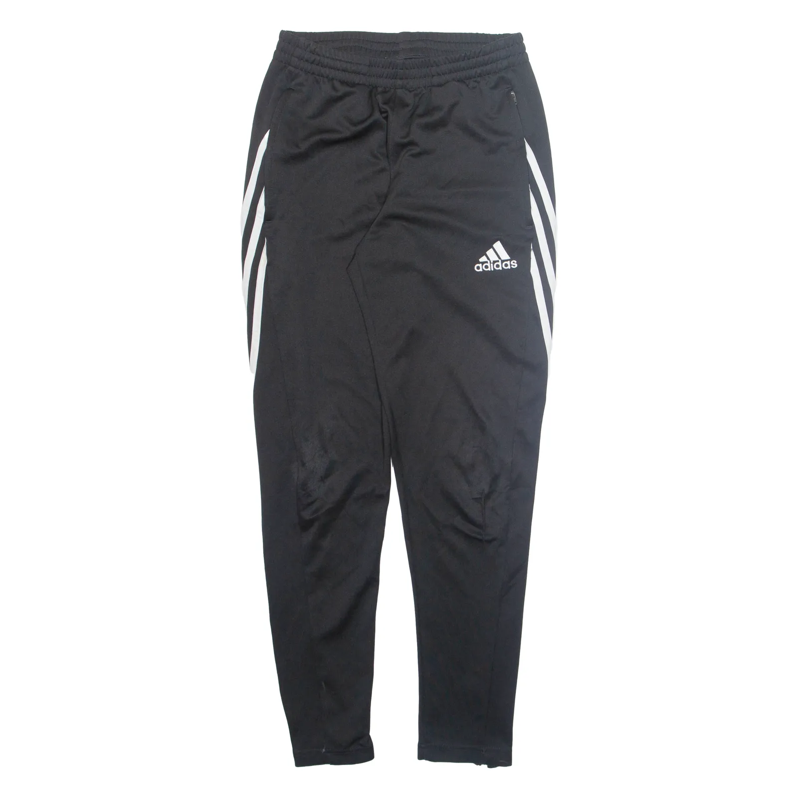 ADIDAS Mens Joggers Black Tapered M W26 L29