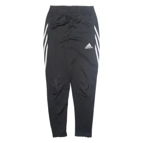 ADIDAS Mens Joggers Black Tapered M W26 L29