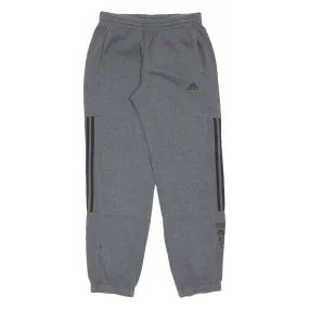 ADIDAS Mens Joggers Grey Tapered M W28 L31