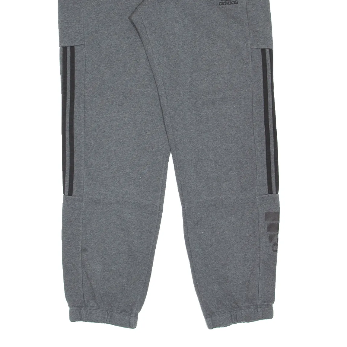 ADIDAS Mens Joggers Grey Tapered M W28 L31