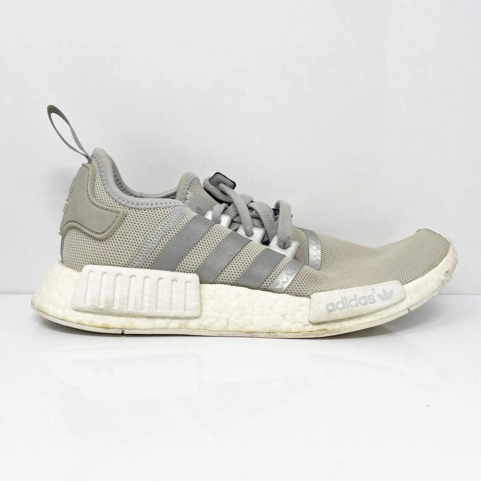 Adidas Womens NMD R1 S76004 Gray Running Shoes Sneakers Size 8.5