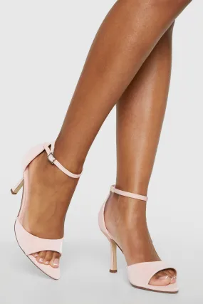 Almond Toe 2 Part Heels