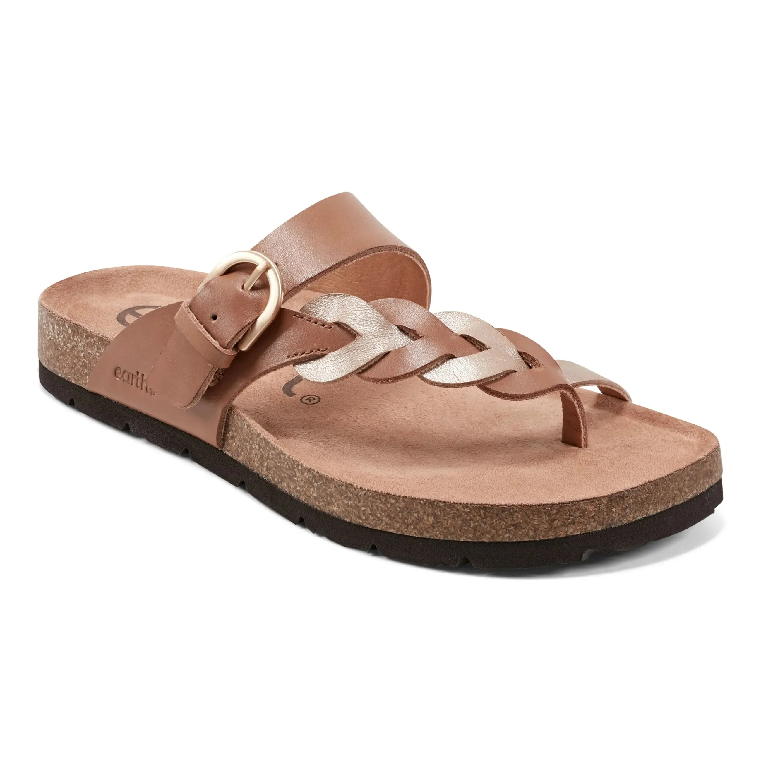 Alyce Casual Braided Flat Slip-On Sandals