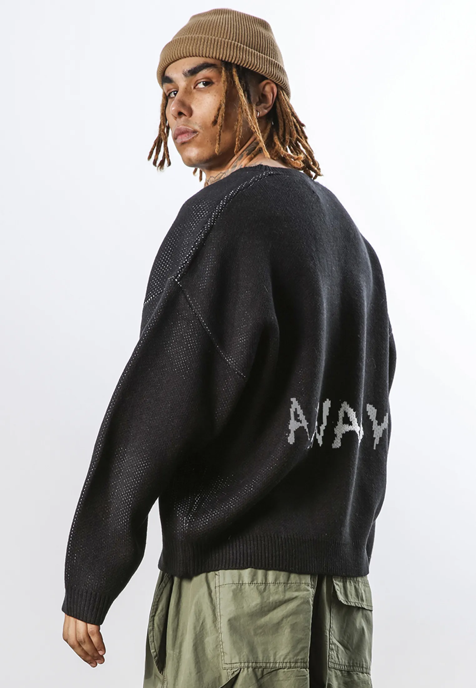 ANARCHY KNIT BLACK