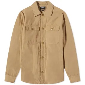 A.P.C. Alex Shirt JacketDark Beige