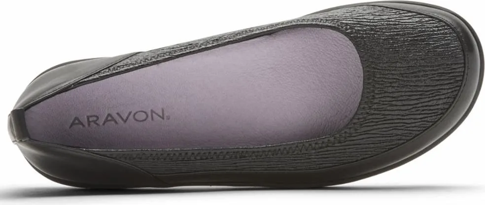 Aravon Quinn Ballet Flat Black