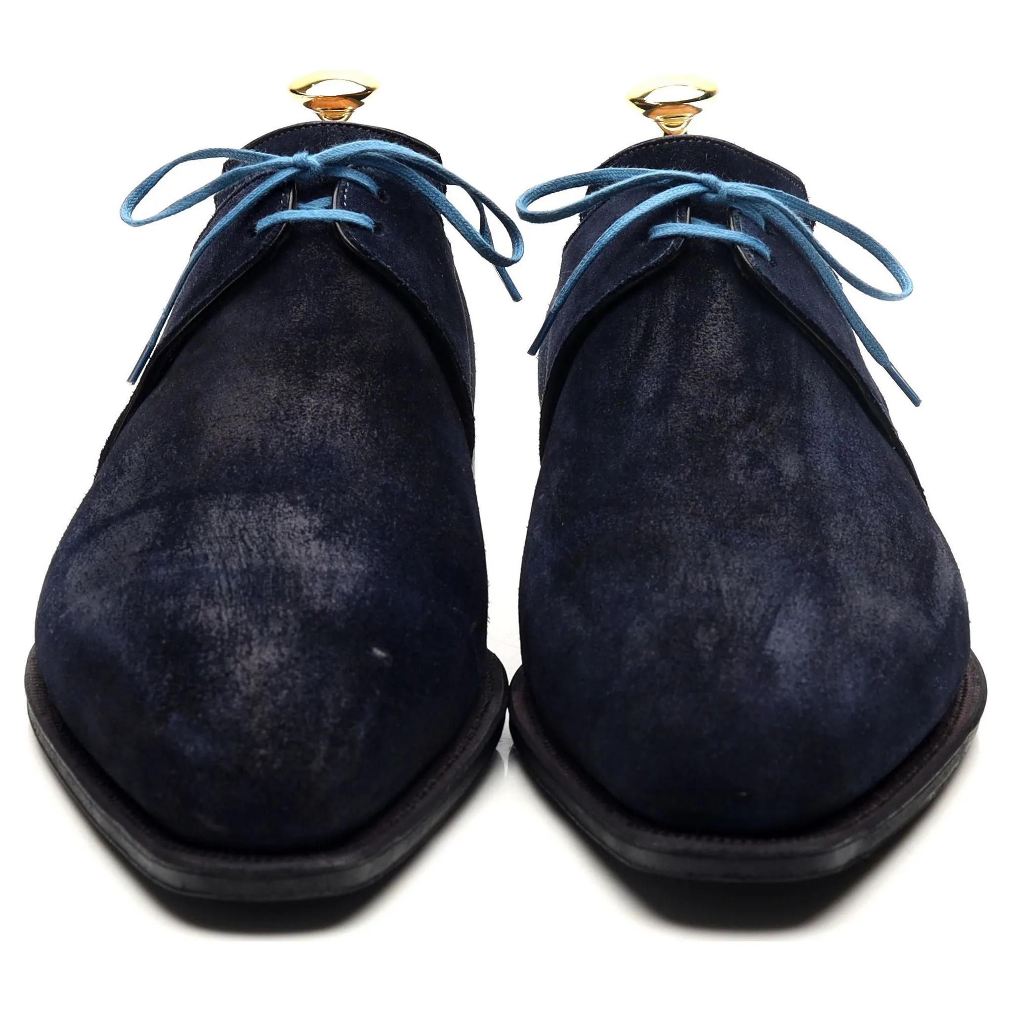 'Arca' Navy Blue Suede Derby UK 8 E