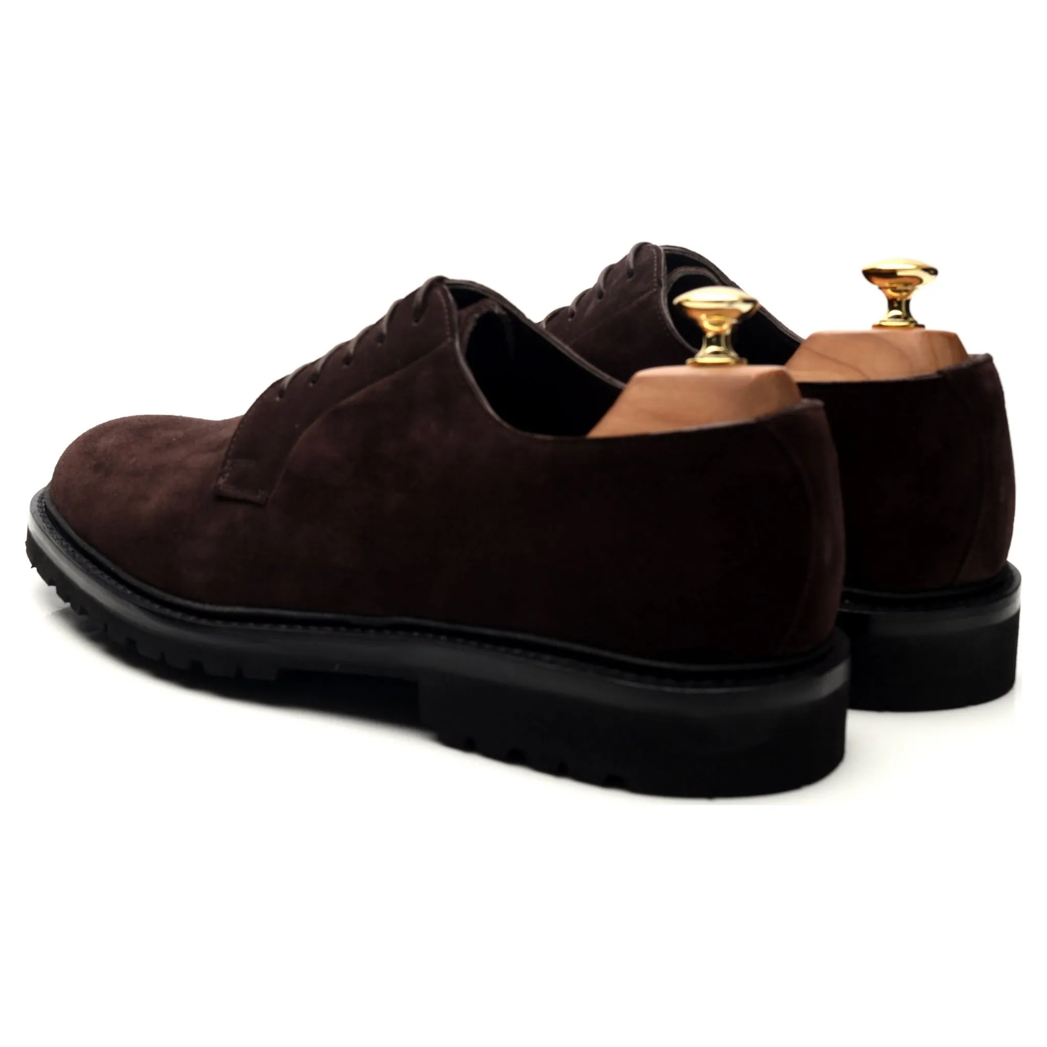 'Archie' Dark Brown Suede Derby UK 6.5