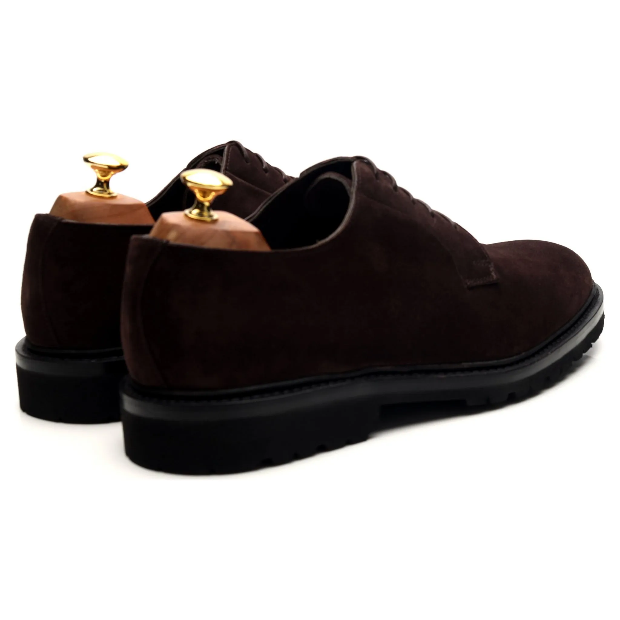 'Archie' Dark Brown Suede Derby UK 6.5