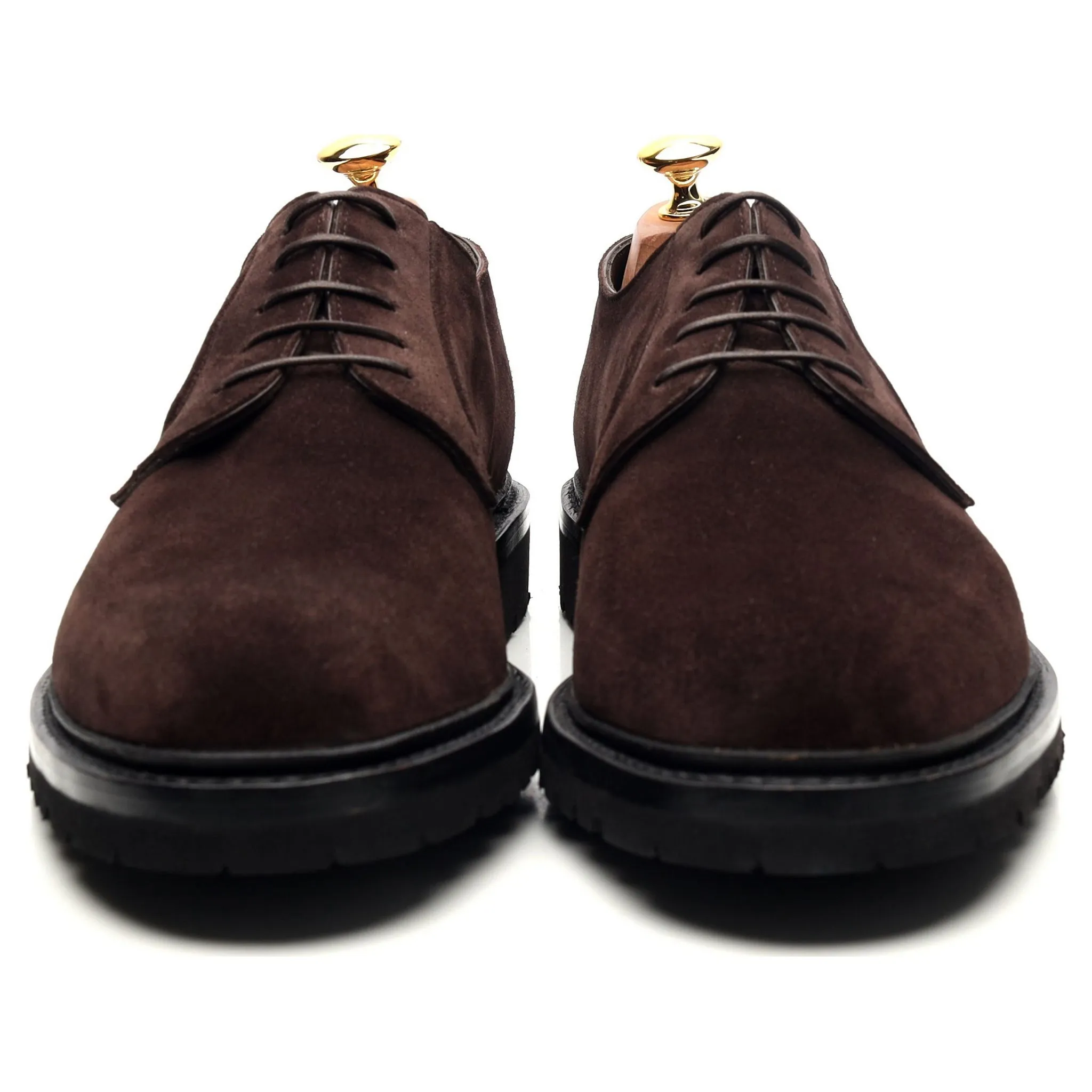 'Archie' Dark Brown Suede Derby UK 6.5