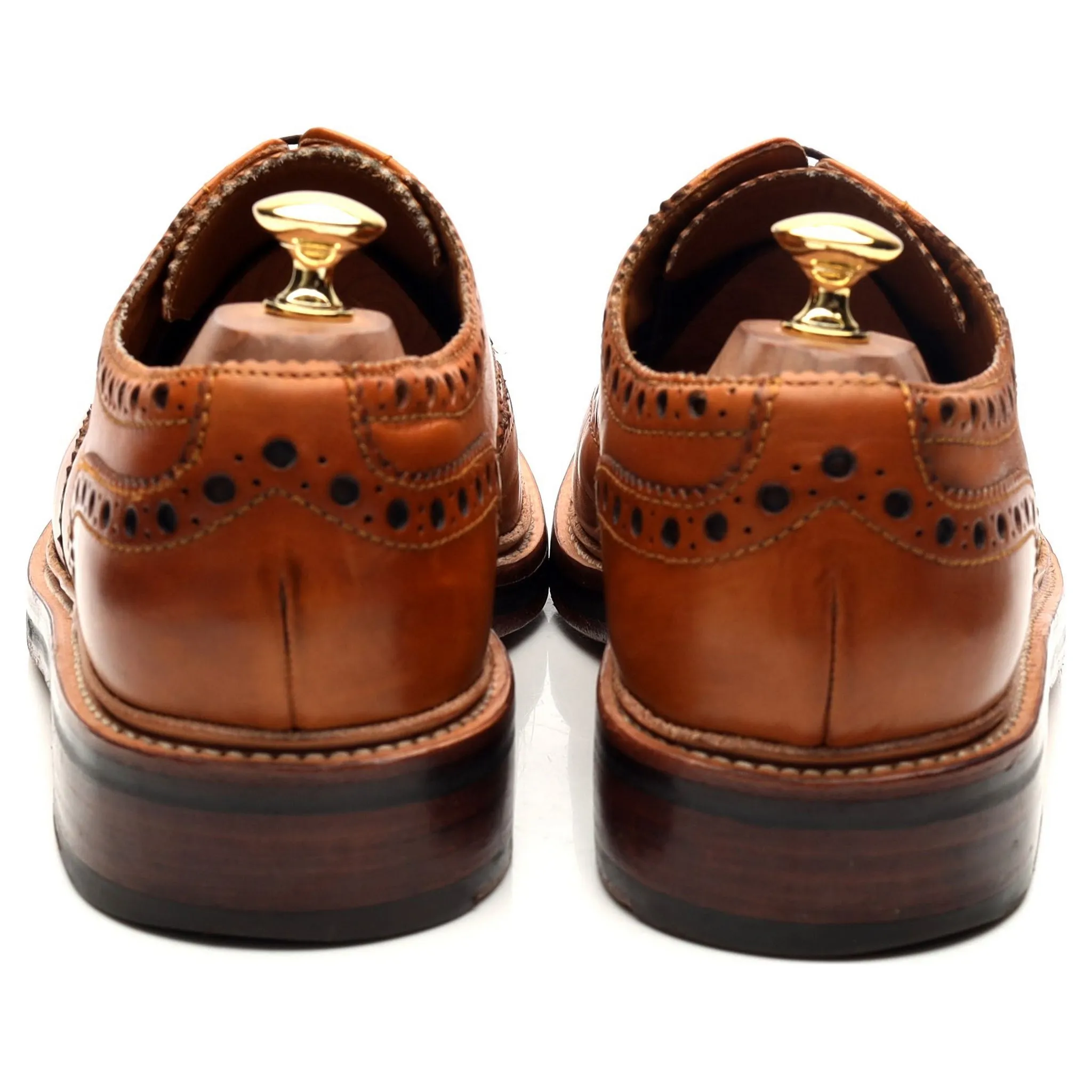 'Archie' Tan Brown Derby Brogues UK 10 G