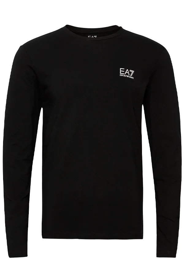 Armani EA7 long sleeve black tee - Core ID.