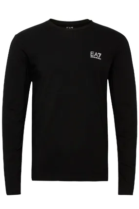 Armani EA7 long sleeve black tee - Core ID.