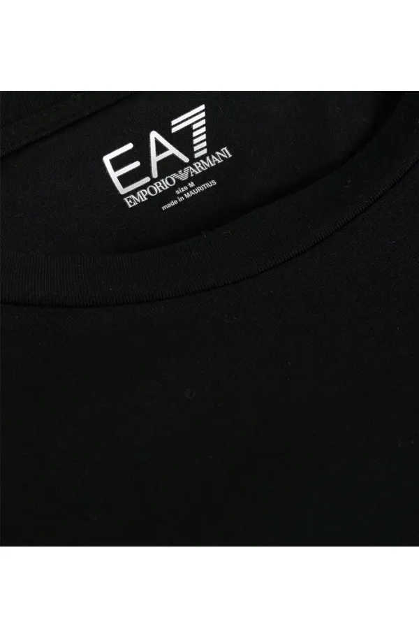 Armani EA7 long sleeve black tee - Core ID.