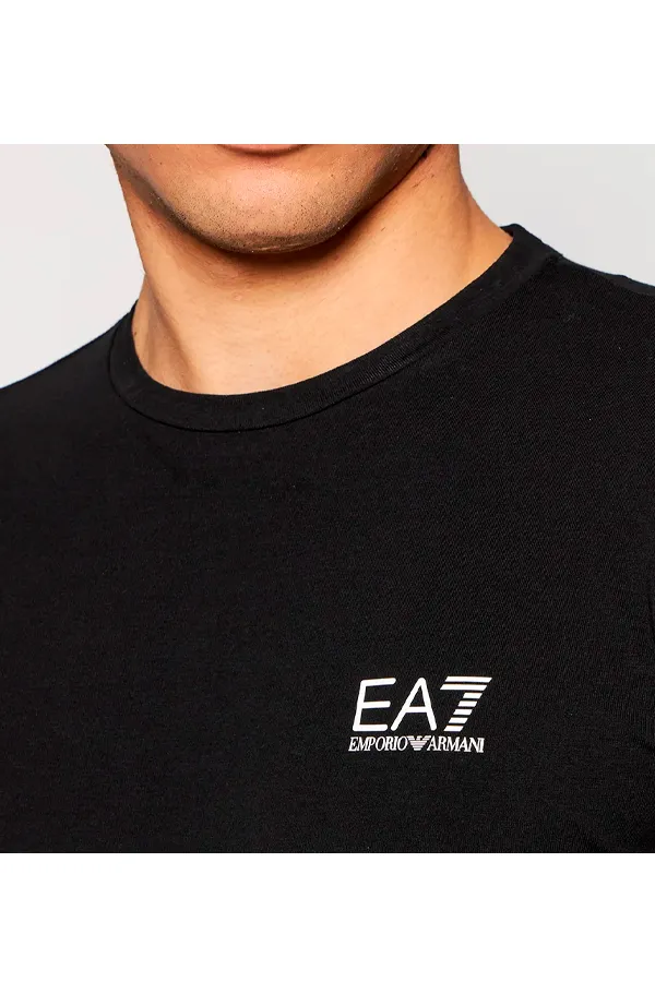 Armani EA7 long sleeve black tee - Core ID.