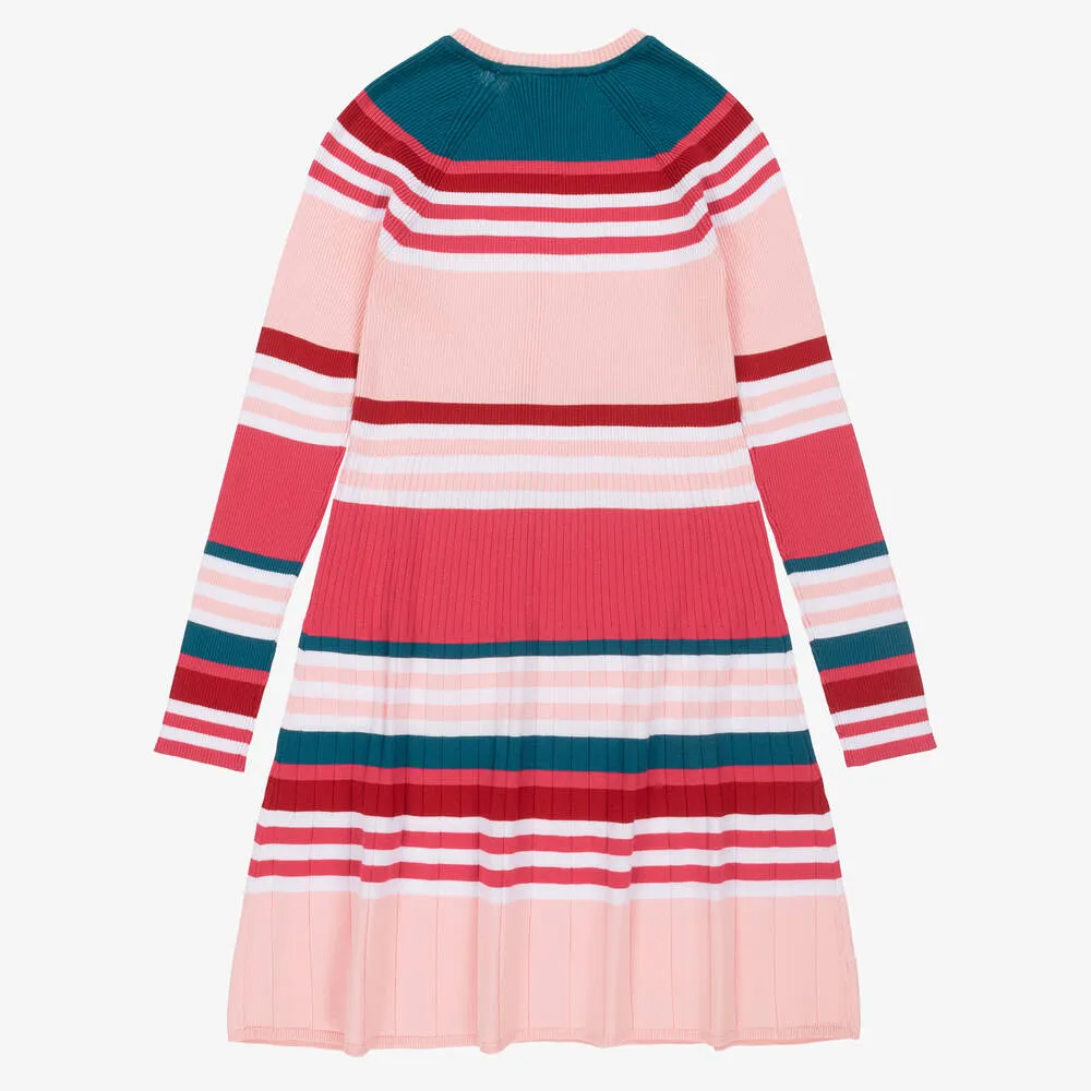 Junior Girls LS Knit Multicolor Dress by Armani