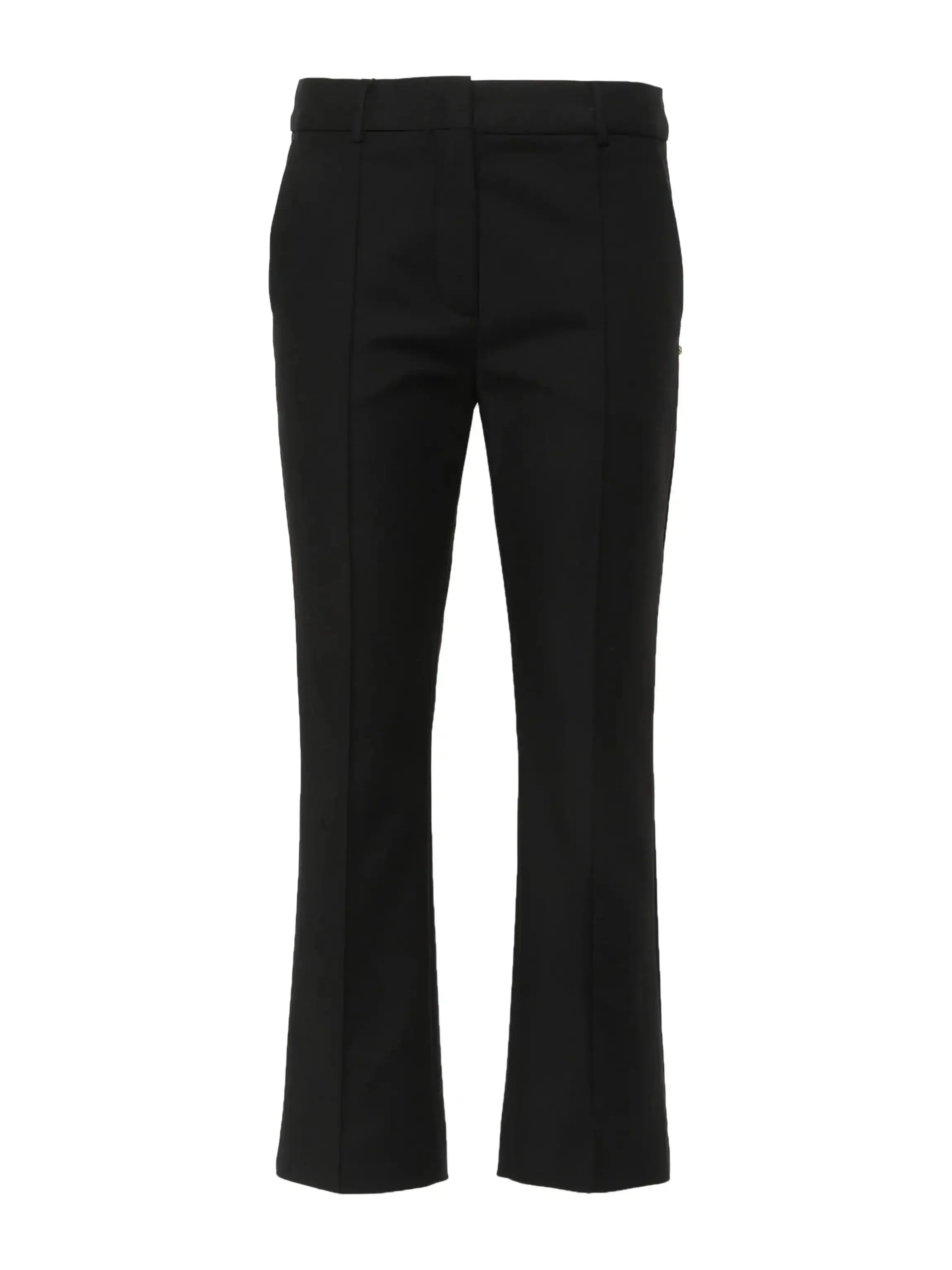 ASIAGO Stretch cotton trousers, black