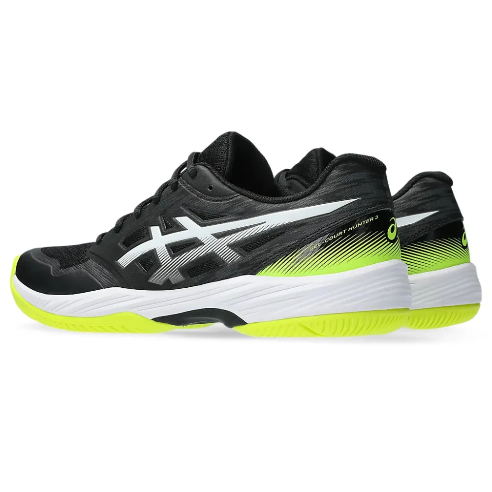 ASICS Gel-Court Hunter 3 Badminton Shoe for Men - Black/White