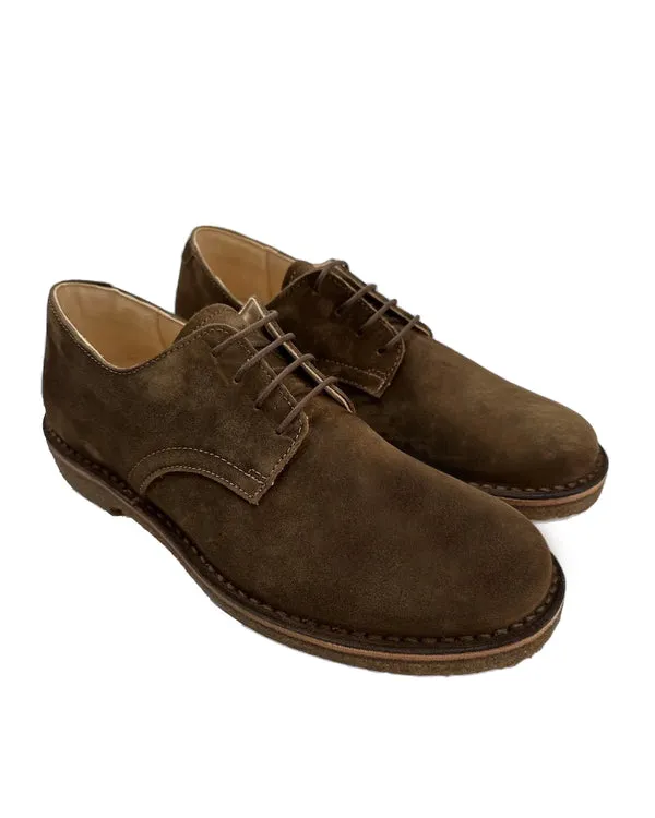 ASTORFLEX Astorflex Redflex Suede Derby Shoe - KHAKI