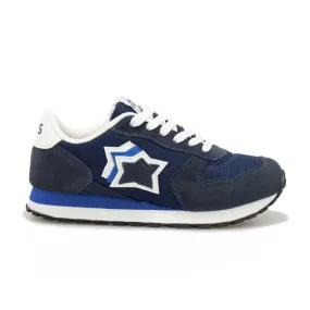 Blue Lace-Up Atlantic Star ICARO9 Sneakers for Boys.