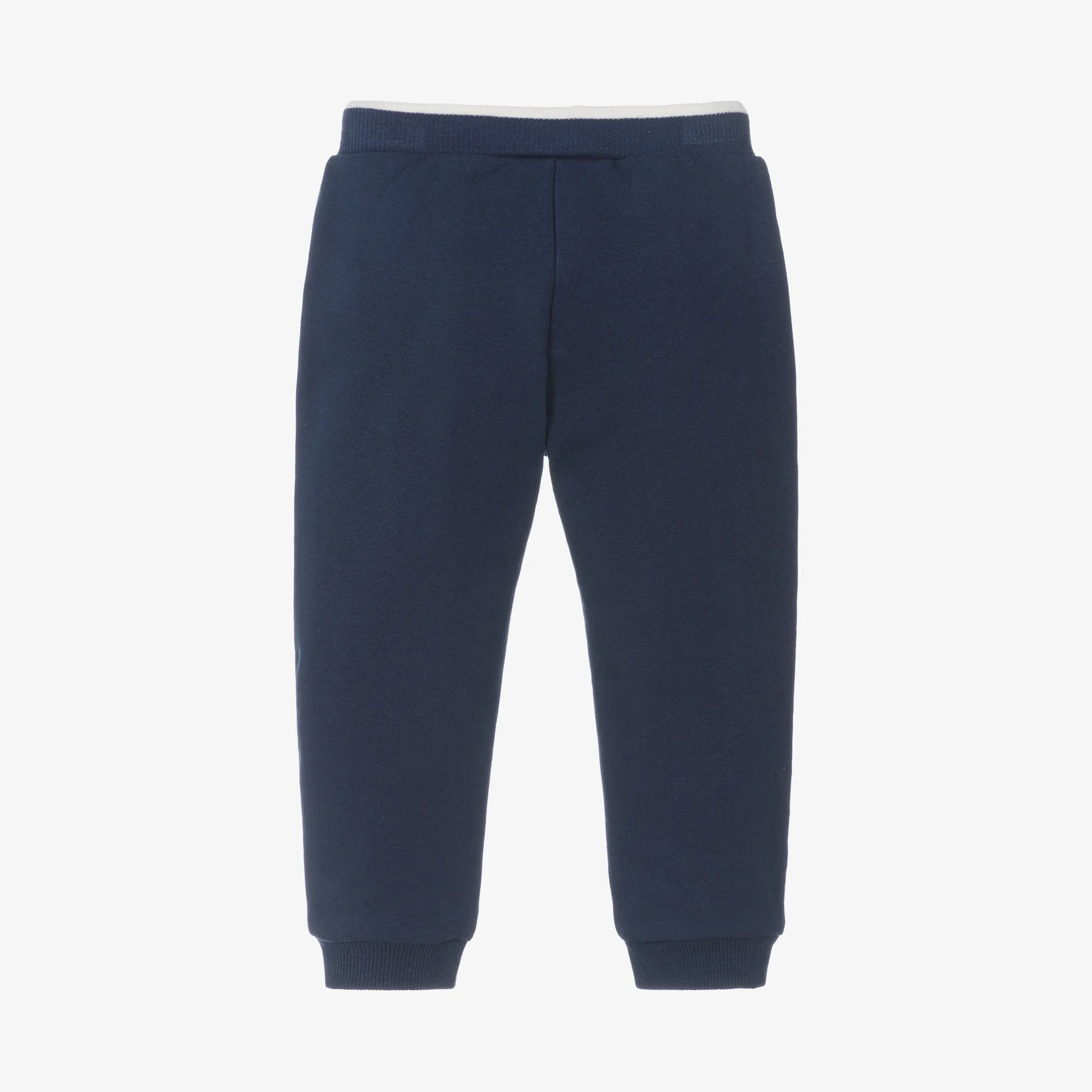 Baby Boys Navy Blue Cotton Joggers