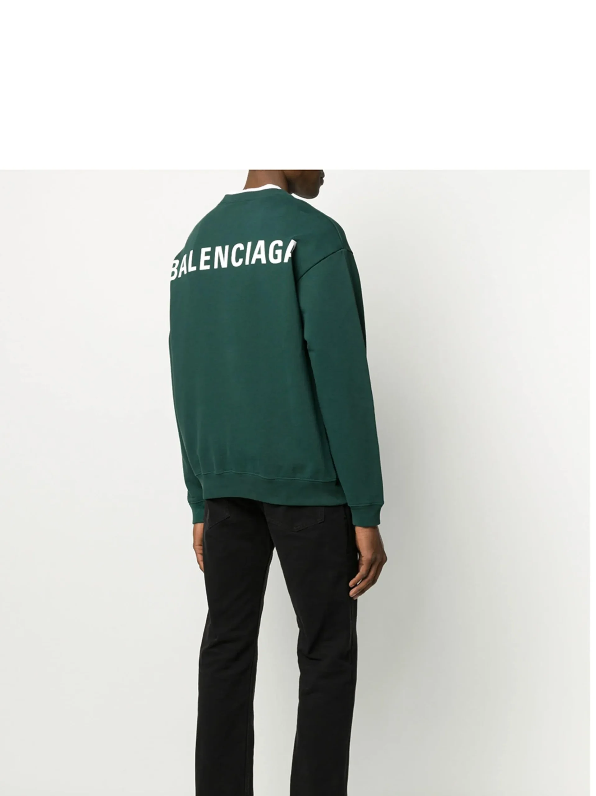 BALENCIAGA PRINTED LOGO SWEATSHIRT