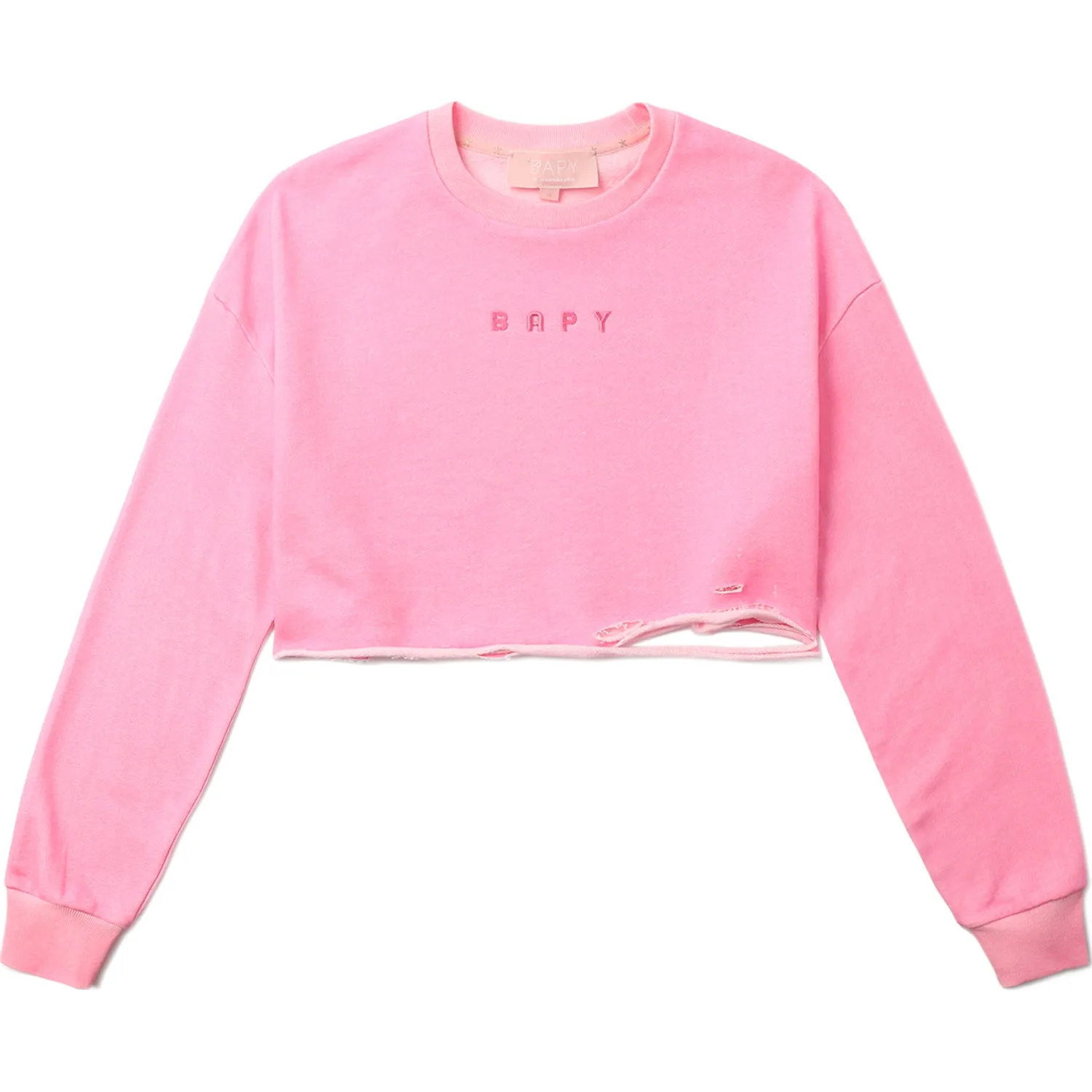 BAPY CROPPED SWEATSHIRT LADIES