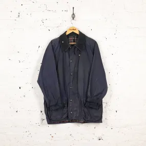 Barbour Beaufort Blue Wax Jacket