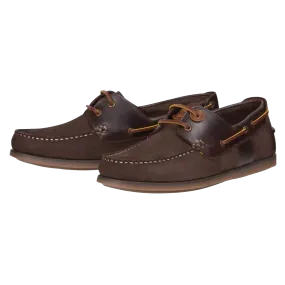 Barbour Capstan Boat Shoes in Brown