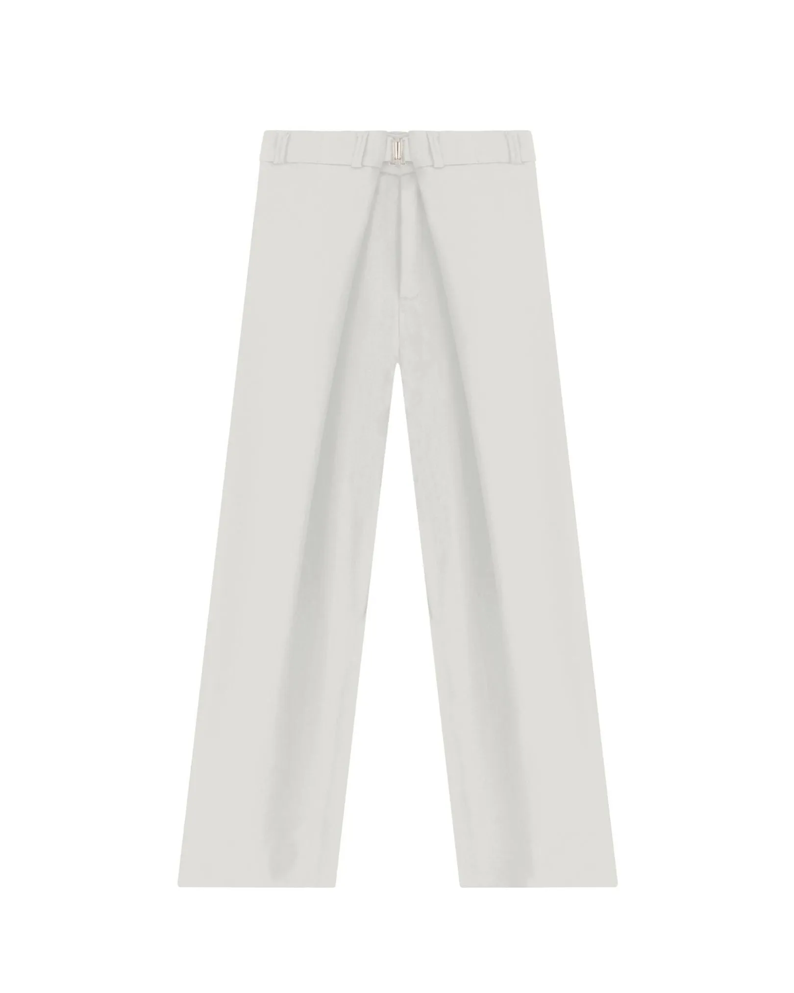 Basics Buckled Tailored Trousers - Cream