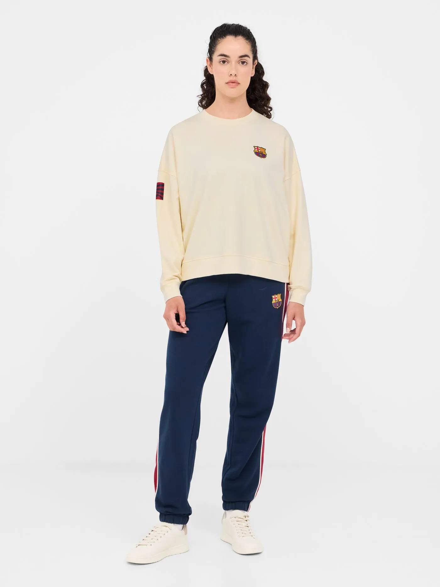 Beige Sweatshirt for Women - Bara
