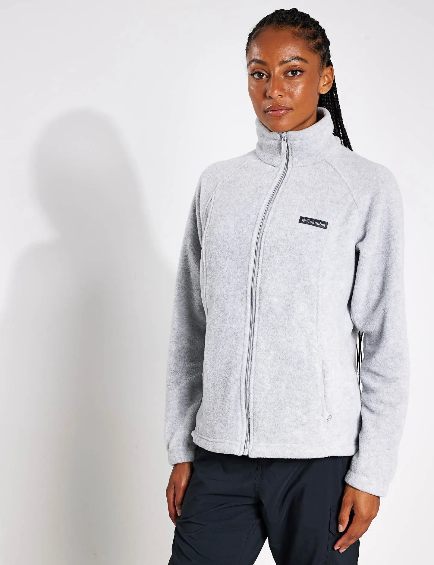 Benton Springs Full Zip Fleece Jacket in Cirrus Grey Heather